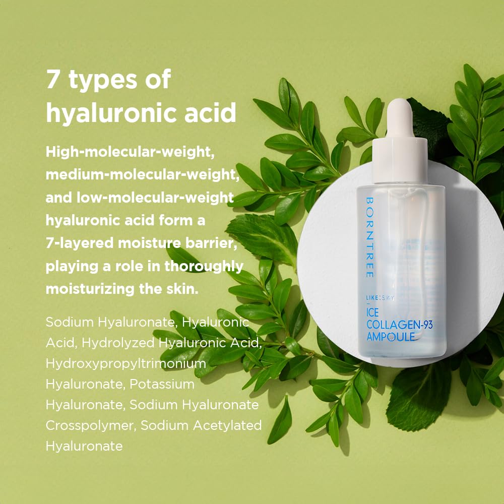 Like Sky Ice Collagen 93 Ampoule 1.69 fl oz/Marine collagen, Absorption rate of more than 40 times, K-beauty