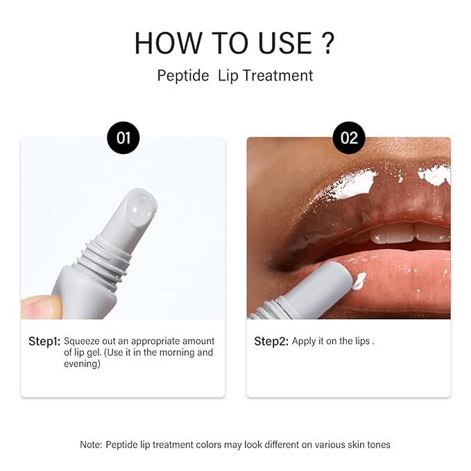 Glow Lip Balm,Moisturizing Lip Balm for Dry Cracked Lips,Hydrating Lip Balm with Glossy Finish,Moisturizers & Treats Lips Nourishing Lip Care Lip Repair Gel Peptide Lip Treatment (03# Salted caramel)