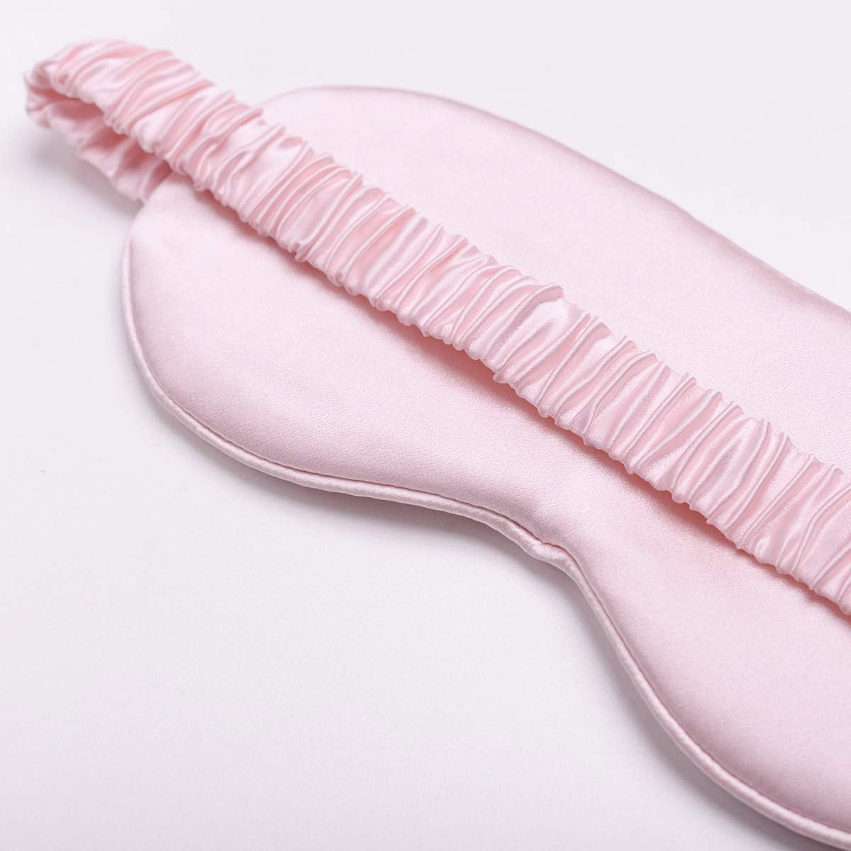 Silk Sleep Mask Light Blocking Luxury 100% Mulberry 19mm Silk Eye Mask Eye Cover Blindfold Ultra Soft Light & Comfy Anti Aging Skin Care with Travel Bag Gift Package