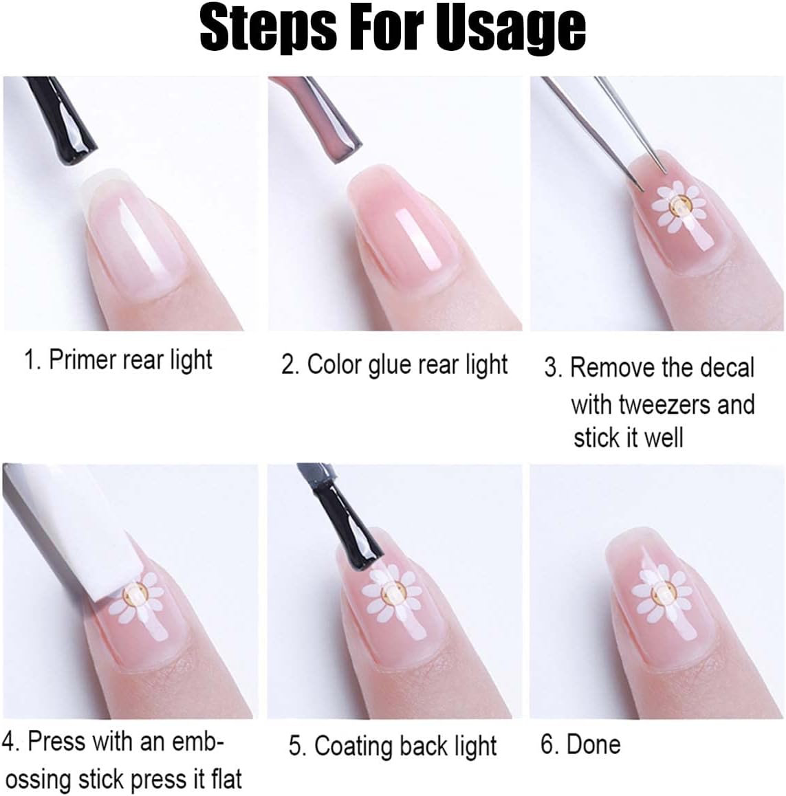 8 Sheets Cute Cartoon Nail Art Stickers Decals Romantic Valentine Day Nail Design Stickers 3D Self Adhesive Nail Art Valentines Nail Decals for Women DIY Manicure Valentine Day Party Nail Decoration