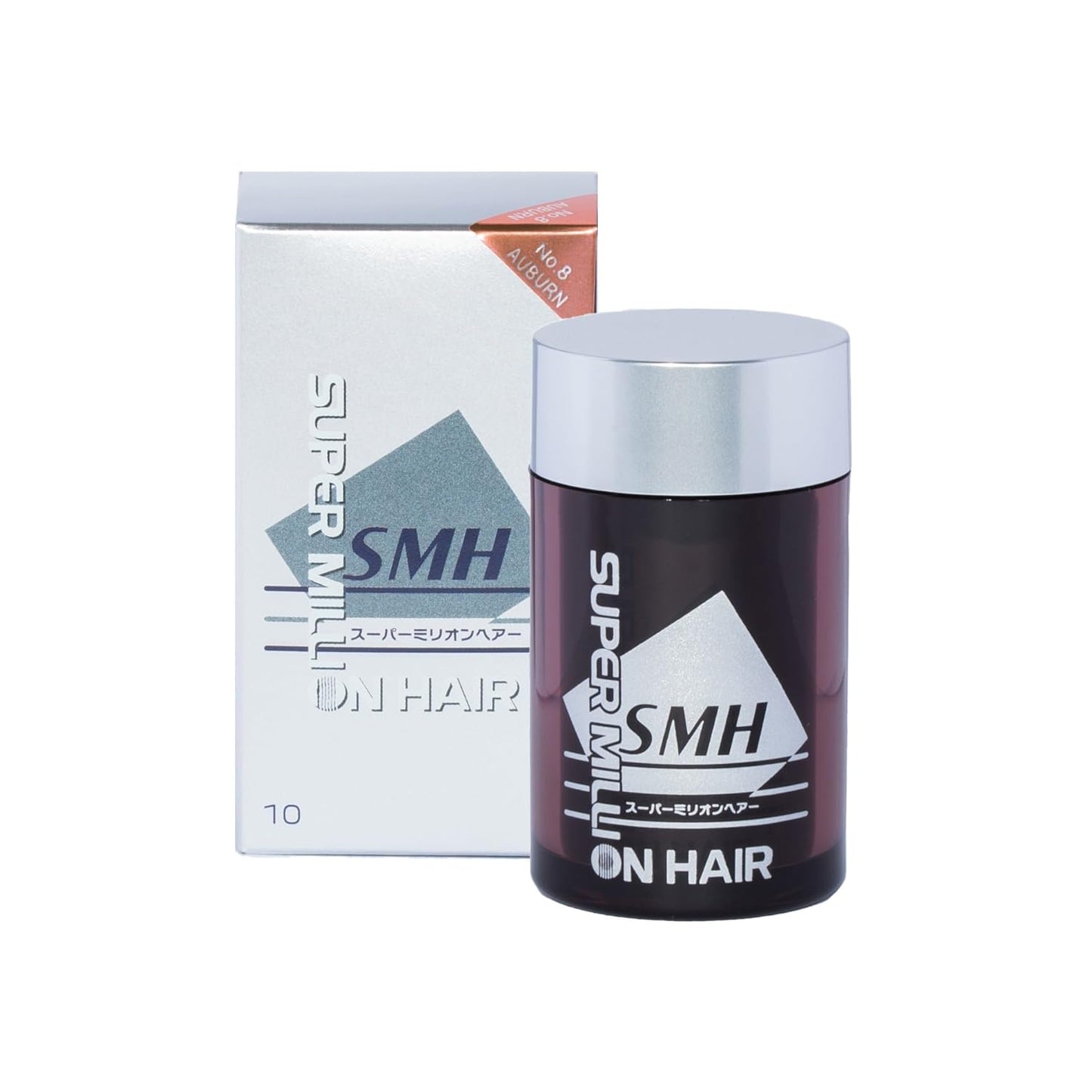 SMH Plant-Based Hair Fibers MADE IN JAPAN – Instantly Conceals Thinning Hair –Long-Lasting, Natural Look – Sweat, Water & Wind Resistant – For Men & Women (10g, Auburn)