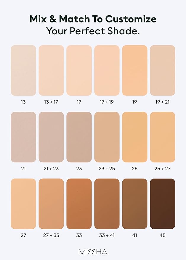 MISSHA M PERFECT COVER SERUM BB CREAM No.41 Medium Tan- Tan/Deep with Warm Undertone, BB Cream by Cardi B Pick, Skin Tint, Tinted Moisturizer, Skin Care Foundation Makeup, Korean Makeup,1.18 Fl oz