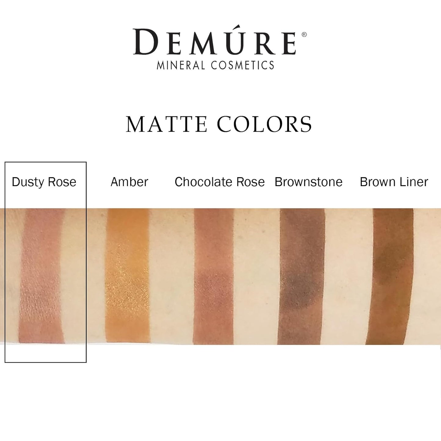 Demure Mineral Make Up (Dusty Rose) Eye Shadow, Matte Eyeshadow, Loose Powder, Eye Makeup, Professional Makeup
