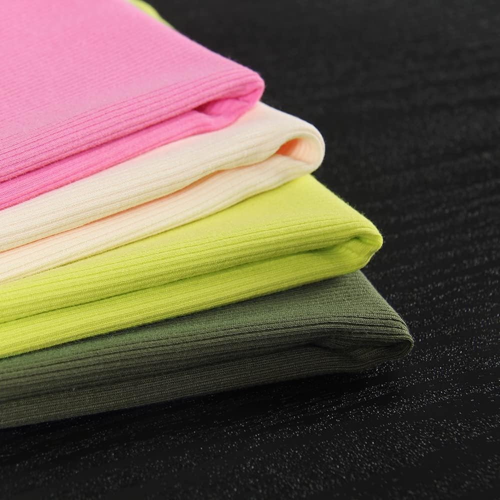 GEMBERA Womens Sleeveless Racerback High Neck Casual Basic Cotton Ribbed Fitted Tank Top