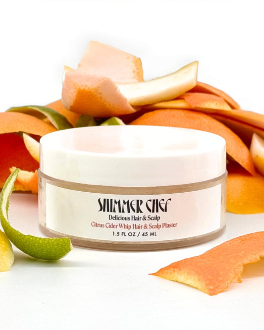 Citrus Cider Whip Hair Plaster | Vitamin C Infusion for Luminous Hair | Fruit Butters, Orange Peel Serum, Argan & Coconut Oils Create The Shimmer Effect For Uplifted Hair & Mood | 1.5 oz