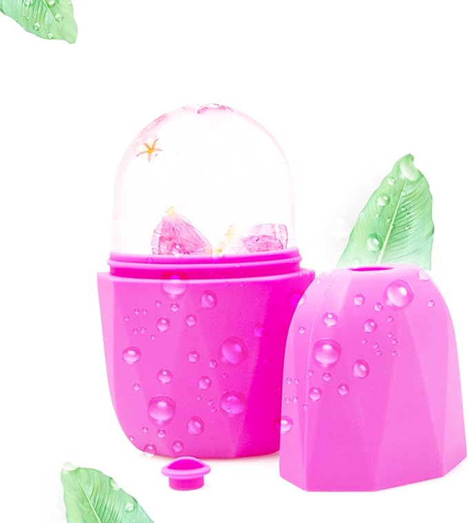 Ice Facial Cube Facial Beauty Ice Roller Skin Care Tools Ice Roller for Face and Eye Silicone Ice Mold for Face Beauty Ice Face Roller