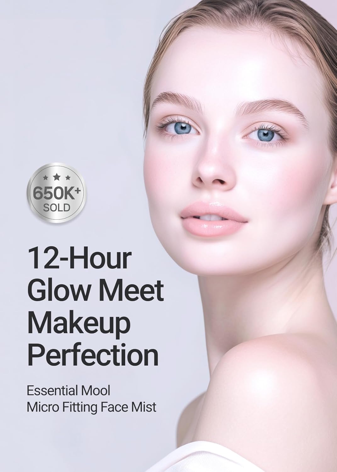 JUNG SAEM MOOL Essential Mool Micro Fitting Face Mist 1.86 Fl Oz, Ultra-Fine Hydrating Makeup Setting Spray with Thermal Spring Water, Long-Lasting Fixing Power Dewy Glow Primer, Korean Face Mist