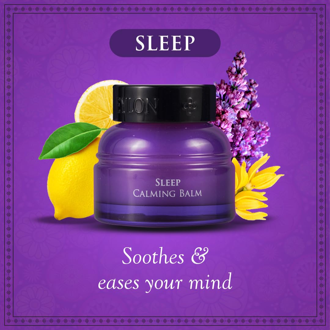 SPA CEYLON SLEEP Calming Balm | Natural Sleep Aid with Lavender & Ylang Ylang | Soothing Body Balm for Bedtime Routine | Suitable for All Skin Types
