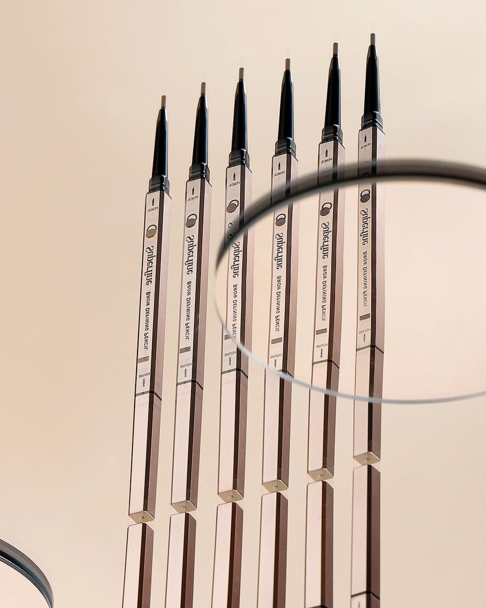 Beauty Superfine Micro Brow Pencil – 1.5mm Ultra-Fine Tip, Waterproof, Vegan Formula, 6 Shades – Long-Lasting Natural Eyebrow Pencil (06 - Dark Grey, 0.08G/0.002 FL.OZ（pack of 1）)