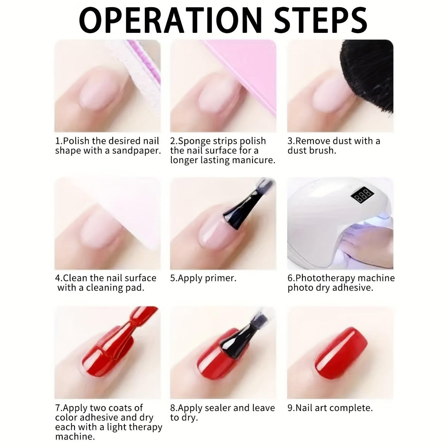 Base Coat, 240ml/8fl.oz, Gel Polish Nail Polish for Nail Art Manicure DIY