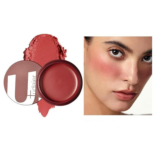 MAEPEOR Cream Blush 9 Color Smooth High-Pigmented Buildable Face Blush Long-Lasting Natural Look Face Blush for Cheeks (Color 08)