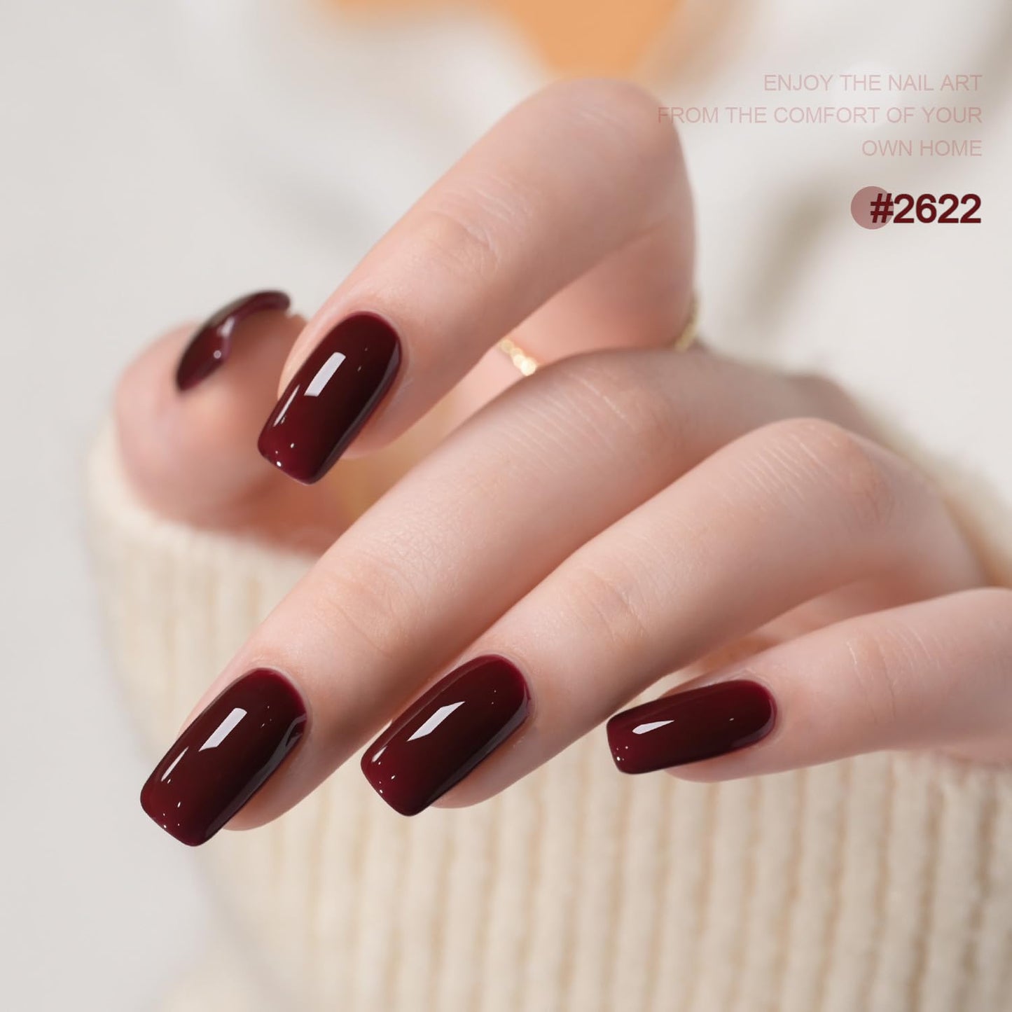 GAOY 42 Pcs Gel Nail Polish Kit, Black White Jelly Nude Pearl Glitter Colors All Seasons Gel Nail Polish Set with Glossy & Matte Top Coat and Base Coat for Salon and DIY Manicure at Home