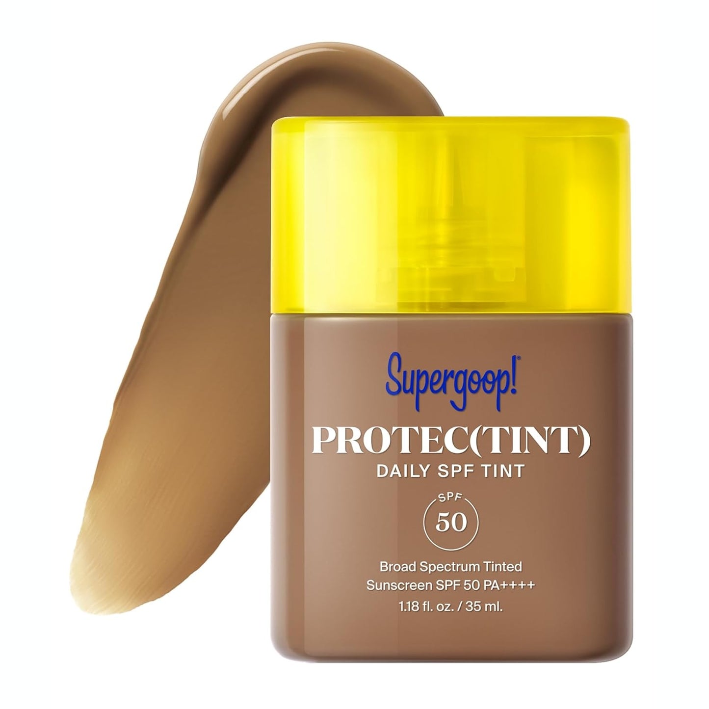 Supergoop! Protec(tint) Daily Skin Tint SPF 50 - 40W - Light, Buildable Coverage for Immediately Smooth, Even-Looking Skin - Natural Finish