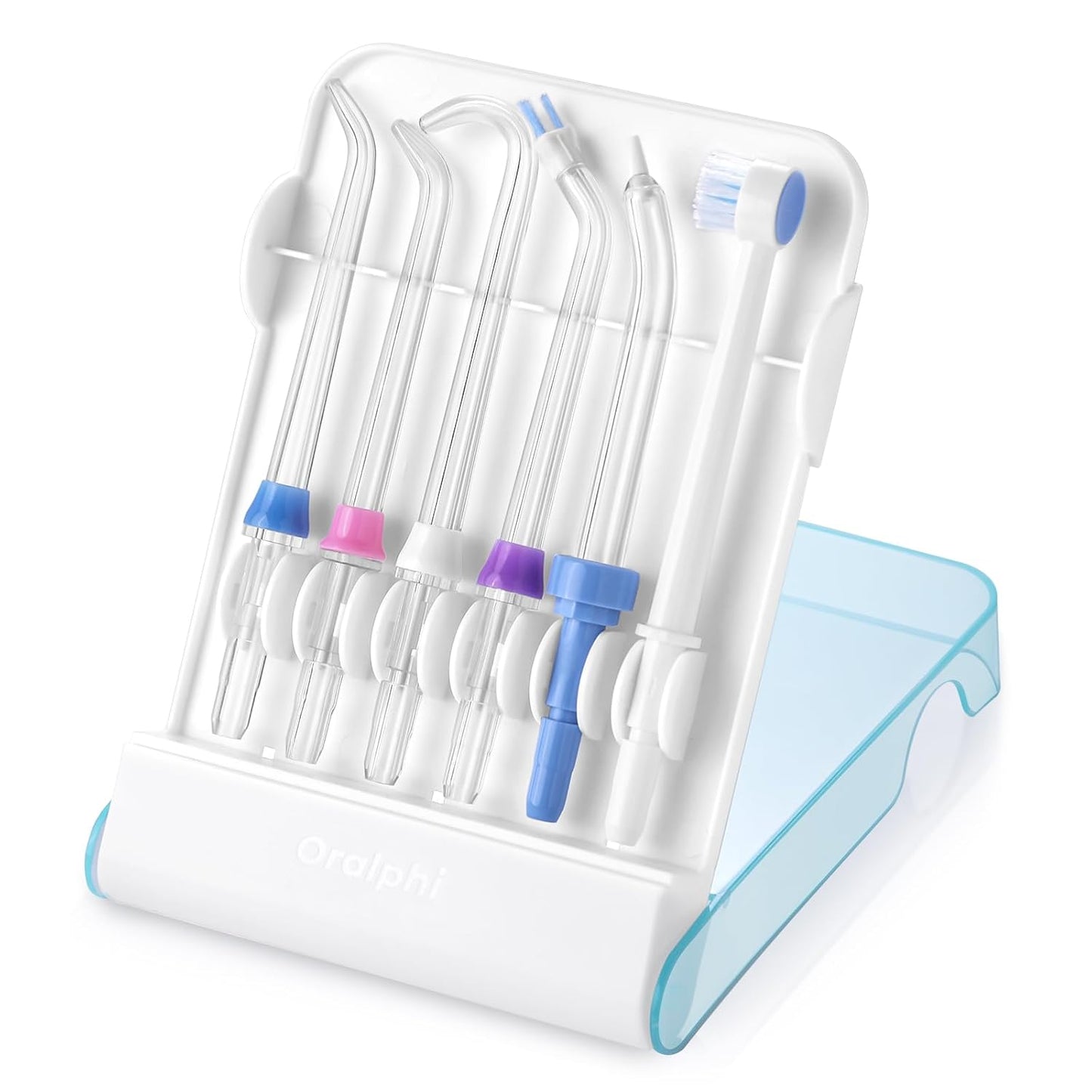 Replacement Tips for Waterpik, Water Flosser Replacement Heads Parts for Waterpik Oral Irrigator (2 Classic Jet Tips & Storage Case Bundle)