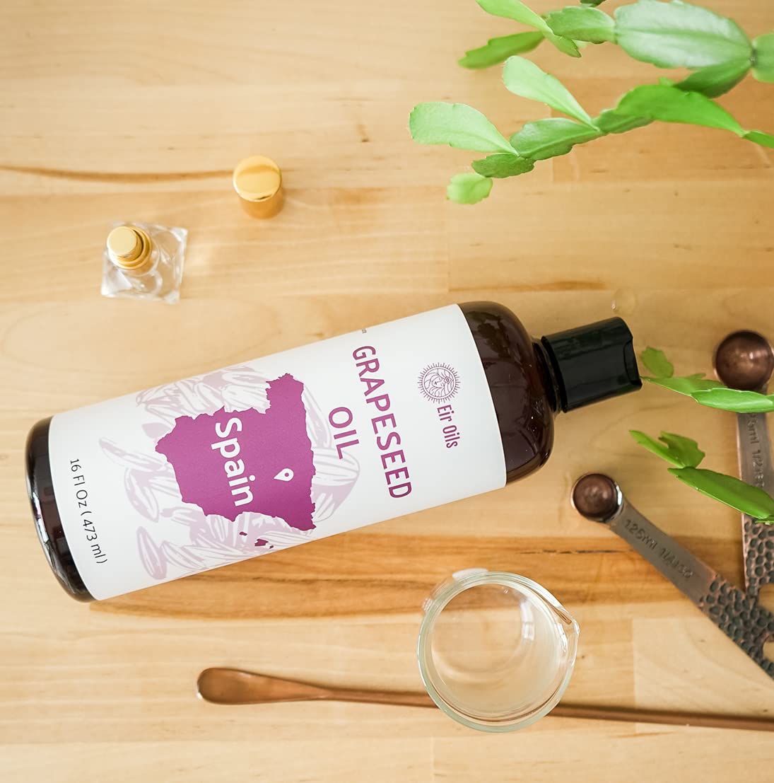 Grapeseed Oil - Pure Grapeseed oil for Skin - 100% Pure Carrier Oil for Hair, Face, and Skin - Direct from EIR Oils in the Beautiful Spanish Countryside (4 Gallons)