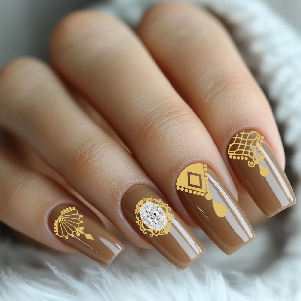 3Pcs Vintage Baroque Nail Stamping Plate Set Angel Devil Nail Stamp Templates French Line Tip Nail Stamp Plates Floral Border Metal Reusable Tools with Stamper Scraper for Manicure Printing