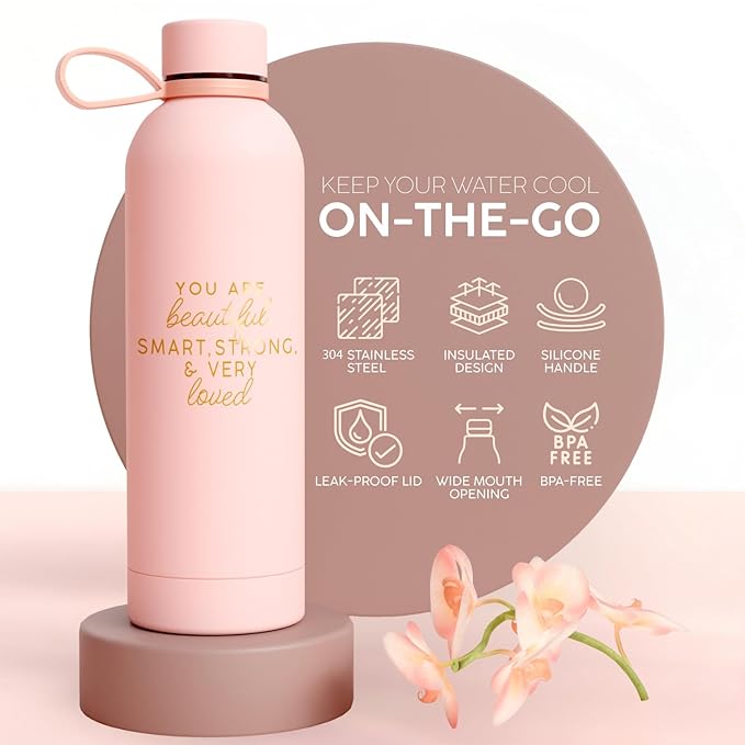 Luxury Spa Gift Basket for Women - Relaxing Self Care Kit with Body Scrub & Cream, Facial Mist, Scented Candle & More - Perfect Birthday Gift For Women - Box Set of 9 Pcs