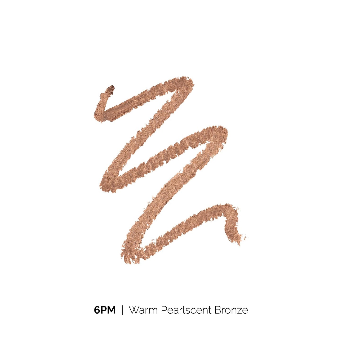 OFIR Waterproof Eye Pencil | Vegan, Cruelty-Free & Smudge-Proof | Creamy Gel Formula for Smooth Application | Long-Lasting, Full-Coverage, Precise Eyeliner Pencil (6PM - Warm Pearlescent Bronze)