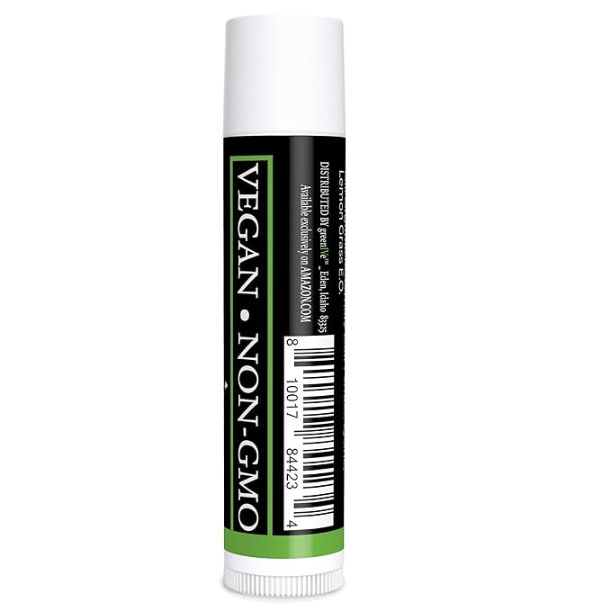 GreenIVe Hemp Lip Balm, Vegan, Omegas 3 & 6, Vitamin E, L-Lysine, Hydrating Handcrafted (1)