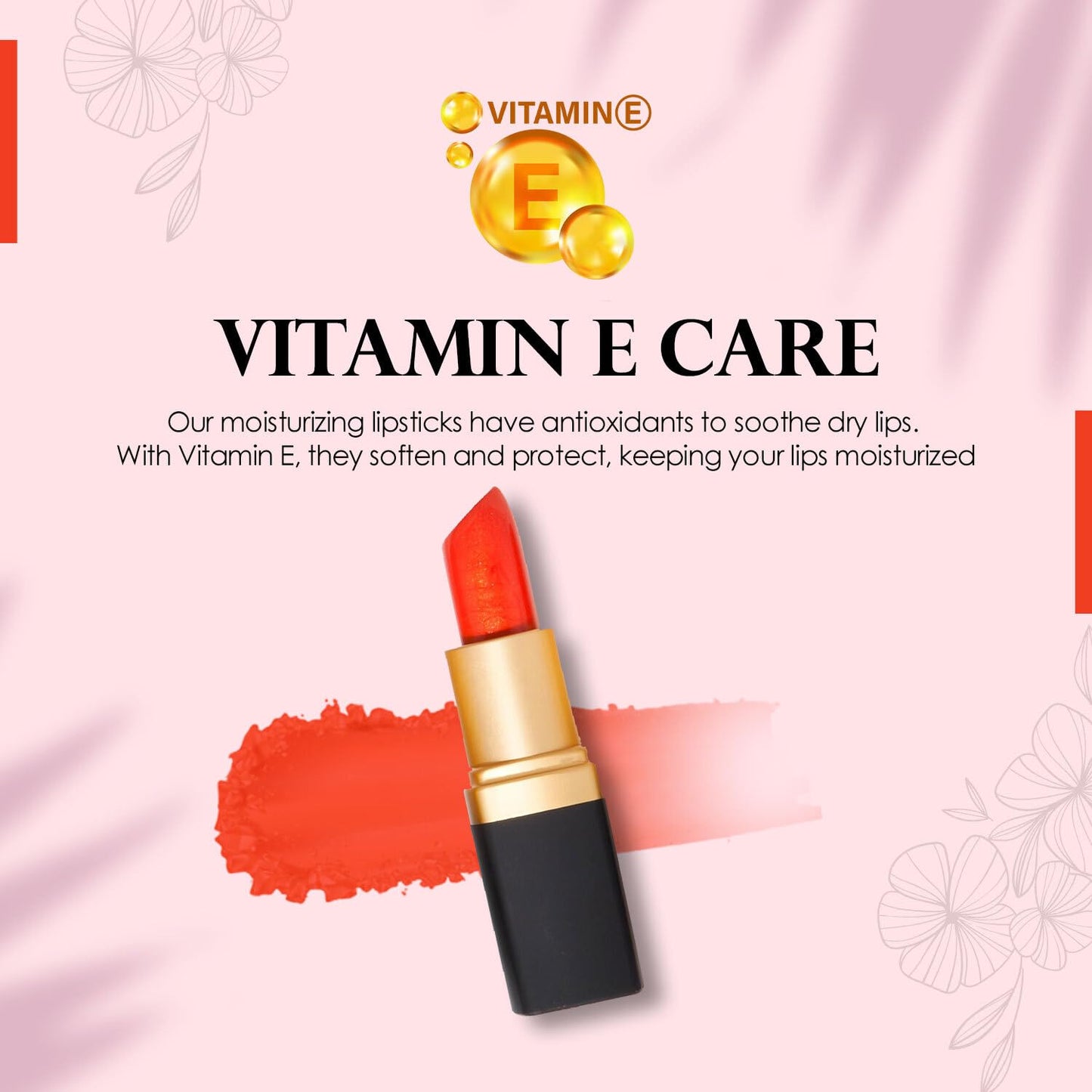 Vera Moore Cosmetics Soft Creme Lipstick - with Maximum Hydration & Moisture, Long Lasting Light Weight Opaque Color & Staying Power - Won't Feather or Fade - Fragrance & Paraben Free (Diva Orange)