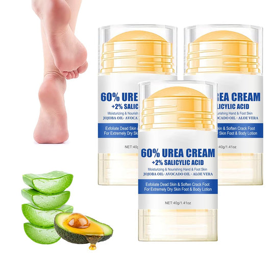 Hydrating and Anti-Cracking Foot Cream, 2025 New Moisturising and Relieves Cracking and Dryness Foot Cream, Foot Care Lotion Stick Cream for Repairs Dry and Cracked Feet Hand (3pcs)