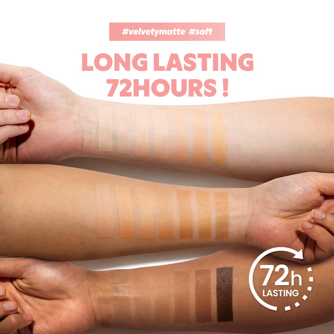 [*Mini Size*] TIRTIR All Cover Pink Cushion | Korean Cushion Foundation, (#25N Mocha, 0.15 Fl Oz)