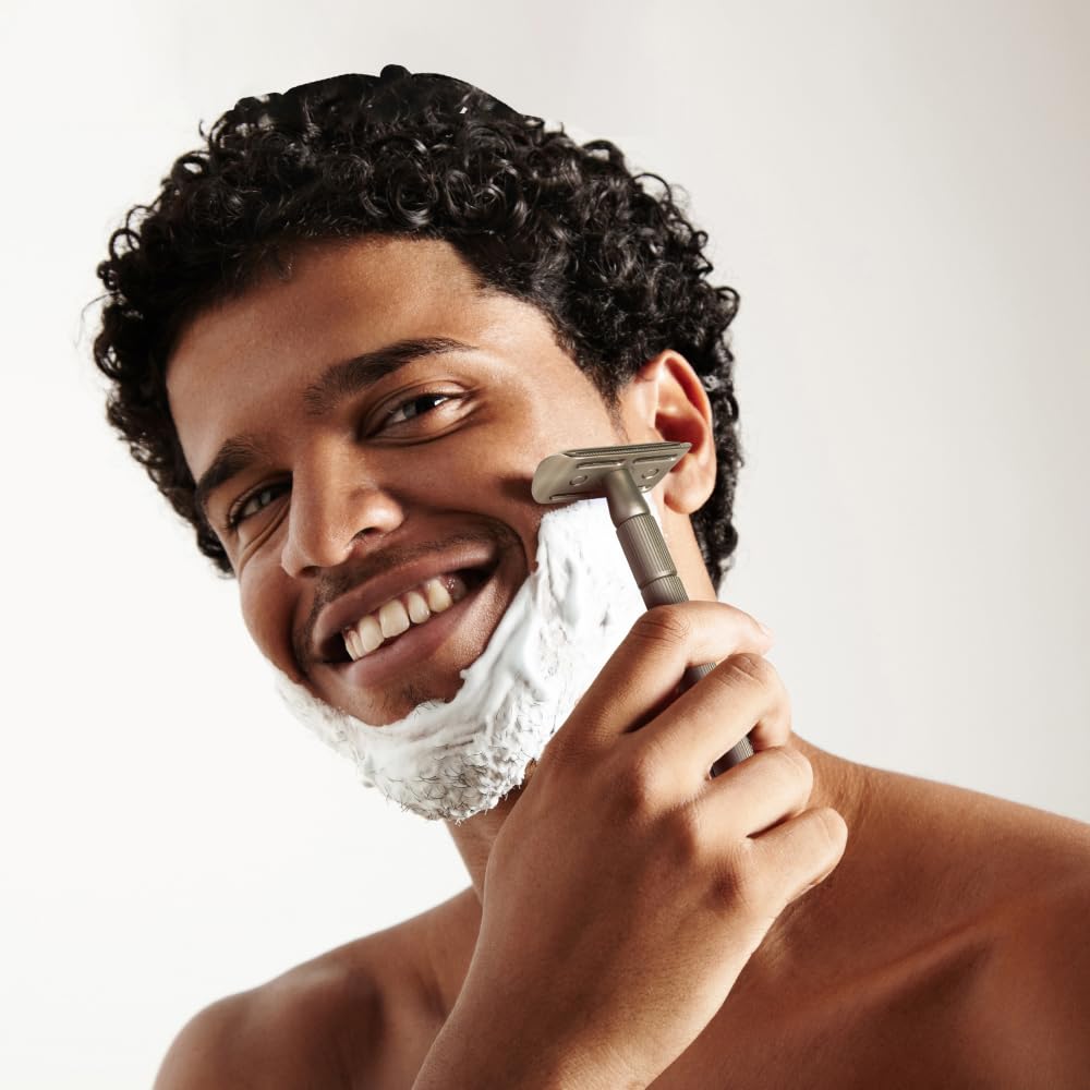 60 Count Double-Edge Safety Razor Blades, Replacement Razor Refills for Shaving, Stainless Steel Blades for All Standards Double-Edge Razor