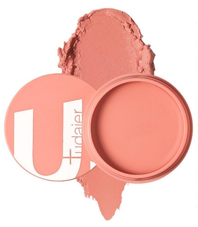 MAEPEOR Cream Blush 9 Color Smooth High-Pigmented Buildable Face Blush Long-Lasting Natural Look Face Blush for Cheeks (Color 02)