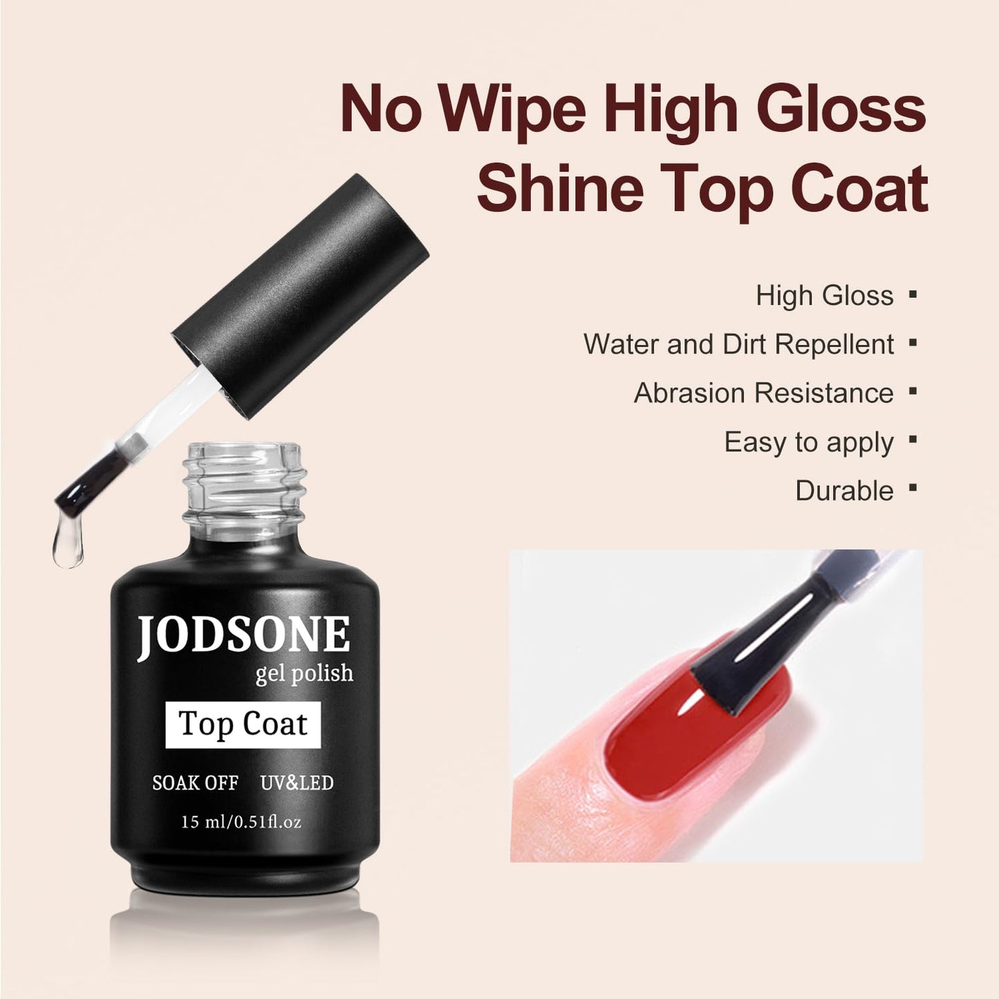 JODSONE 15 ML Blooming Gel Nail Polish Enrich Nail Life Base Coat Top Coat Solid Gel Manicure