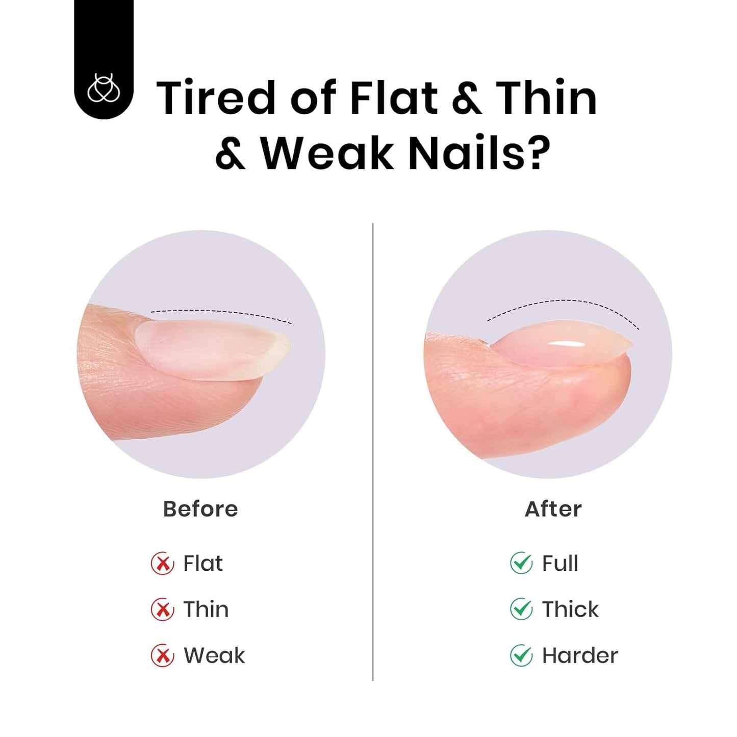 Beetles Builder Gel for Nails Low Heat, 0.5 oz 7 in 1 Clear Strengthener Gel with Liner Nail Brush for Nail Apex & Extension Strengthener Thickening Weak &Thin Nails Beauty Gift Sets for Women