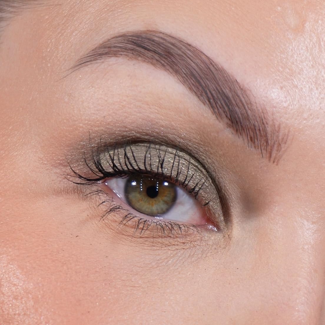 Eyeshadow for Sensitive Eyes, Eyeshadow with Long Durability, Allergy Certified, Fragrance-Free and Vegan Eye Make-Up, Hypoallergenic Make-Up (432 Olive)