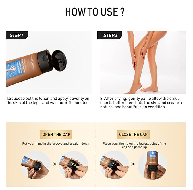 Leg Makeup Waterproof No Transfer, Leg Vein Cover up Makeup for Varicose Veins Waterproof Black Skin, Leg and Body Scar Cover up Makeup for Tattoo Cover Up, Long Lasting Body Foundation (3#, 4oz)