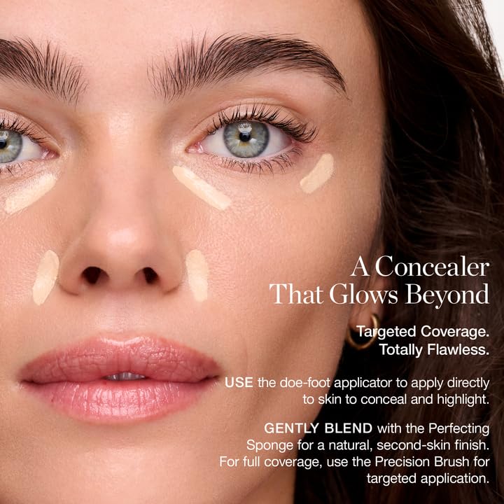 Ogee Complexion Perfecting Under Eye Concealer - Certified Organic Full Coverage Concealer - Buildable Coverage - MYRTLE 6.75W - Tan (Warm Undertones)