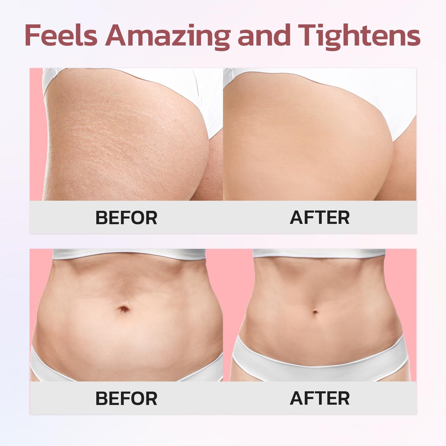 Cellulite Cream, Butt Firming and Lifting Cream for Cellulite and Stretch Marks Reduce Sagging Skin Lift & Firm Body Mask for Booty, Legs & Belly Skin Care - 110ml