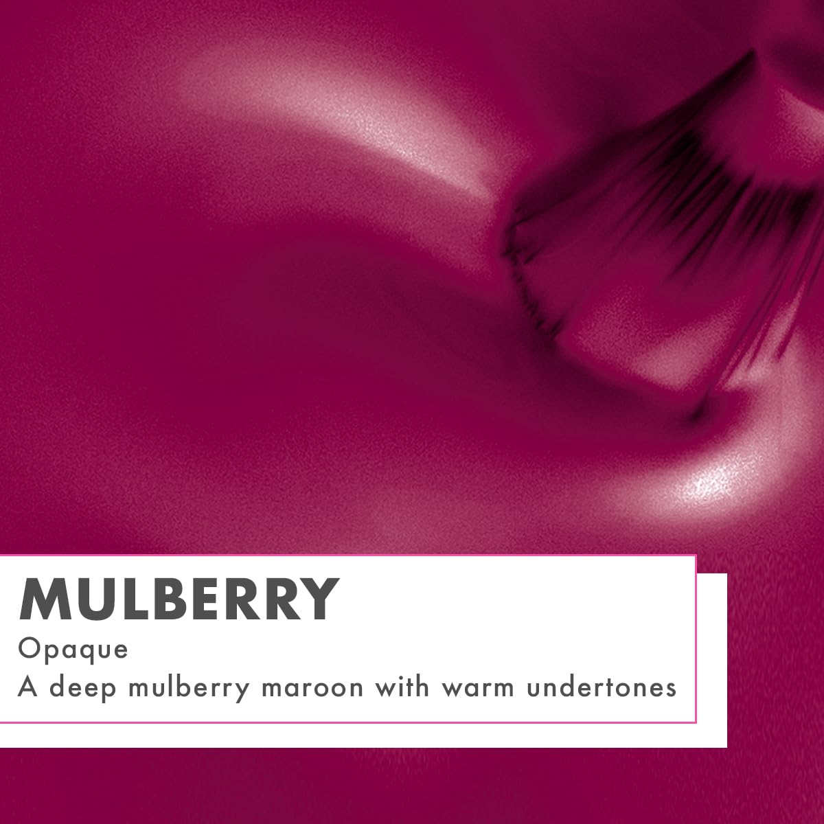 Olive & June Quick Dry Nail Polish | Instant, Fast-Drying, Smudgeproof Color | 15-free, Vegan, Cruelty-Free Formula | Lasts up to 5 Days | Salon-Quality Manicure, Pedicure at Home | Mulberry | Maroon