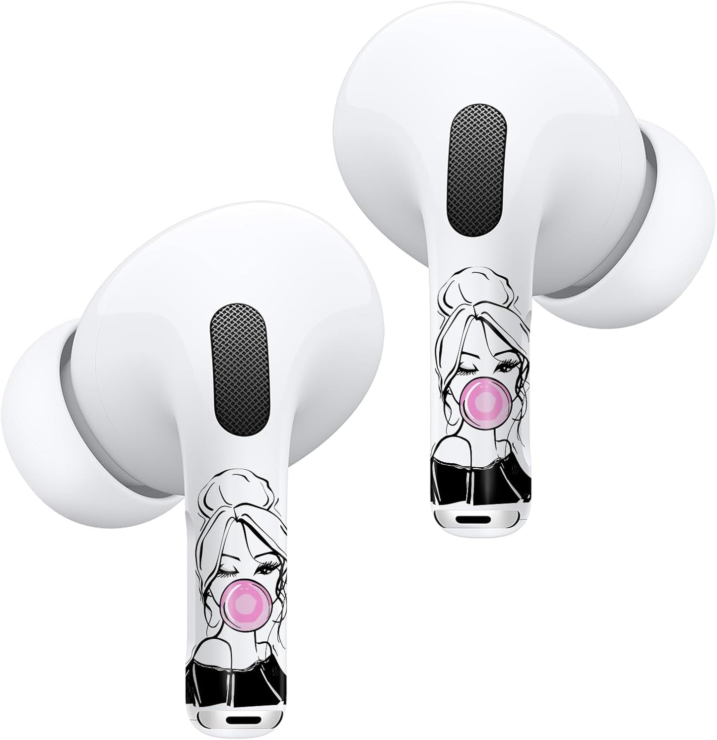 ROCKMAX for AirPods Pro 2 Skin Accessories, Fashion Girl Sticker Wrap for AirPods, Unique Gifts for Women and Girls, Customized Tattoos Compatible to AirPods Pro 2nd Generation Case Cover