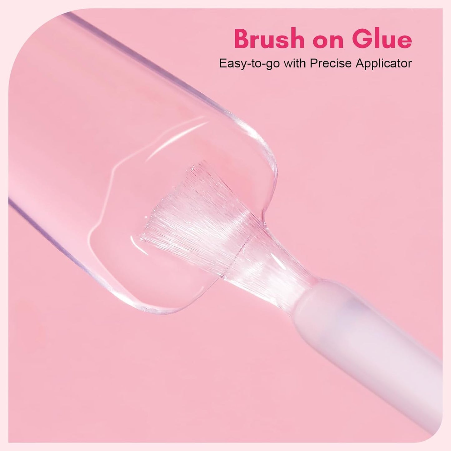 Makartt Super Strong Nail Glue for Press ons: Acrylic Nail Tips-Fake Nails-Salon Quality, Brush On, Quick Dry, Easy Application Durable & Long-Lasting Fast Glue False Nails