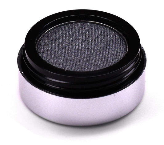 Graphite Grey Navy Smokey Shimmering Pressed Powder Single Vegan Eyeshadow; Talc, Paraben & Cruelty Free