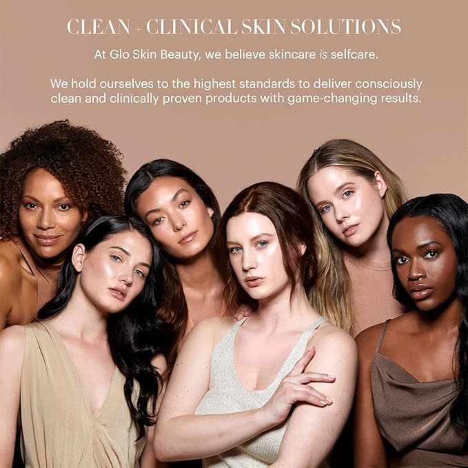 Glo Skin Beauty Clarify + Balance Elevated Essentials Set - Includes Full Size Purifying Gel Cleanser & Beta-Clarity BHA Drops
