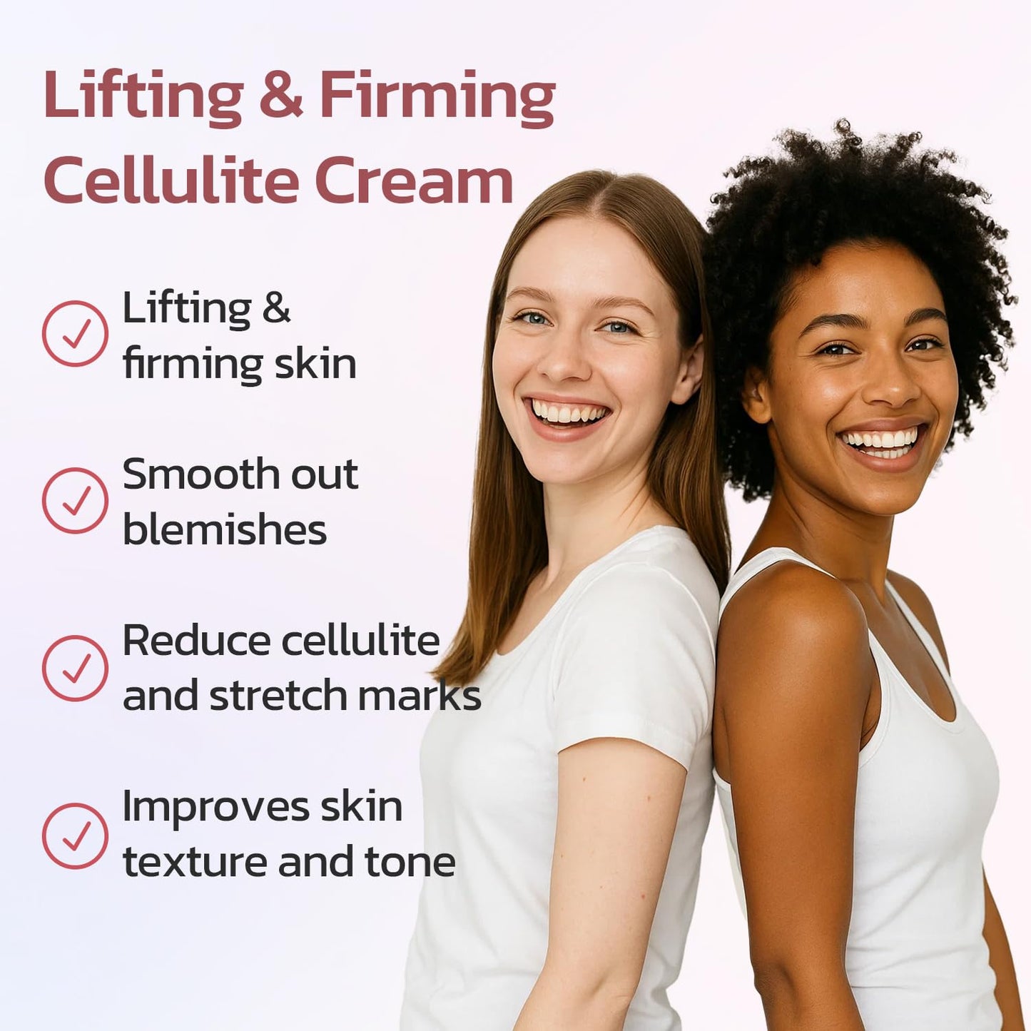 Cellulite Cream, Butt Firming and Lifting Cream - Reduce Cellulite Appearance | Reduce Loose & Stretch Mark Skin Tightening Cream for Body Booty, Legs & Belly Enhances Curves 3.72 fl.oz