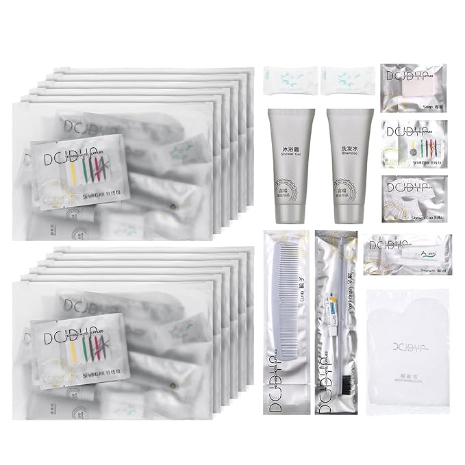 Hygiene Kit, Hygiene Kit Bulk, The Travel Hygiene Kit Is Fully Equipped, Individually Packed, Easy To Carry, Convenience Kits Suitable For Hotel, Home, Camping, Travel (PACK-25)