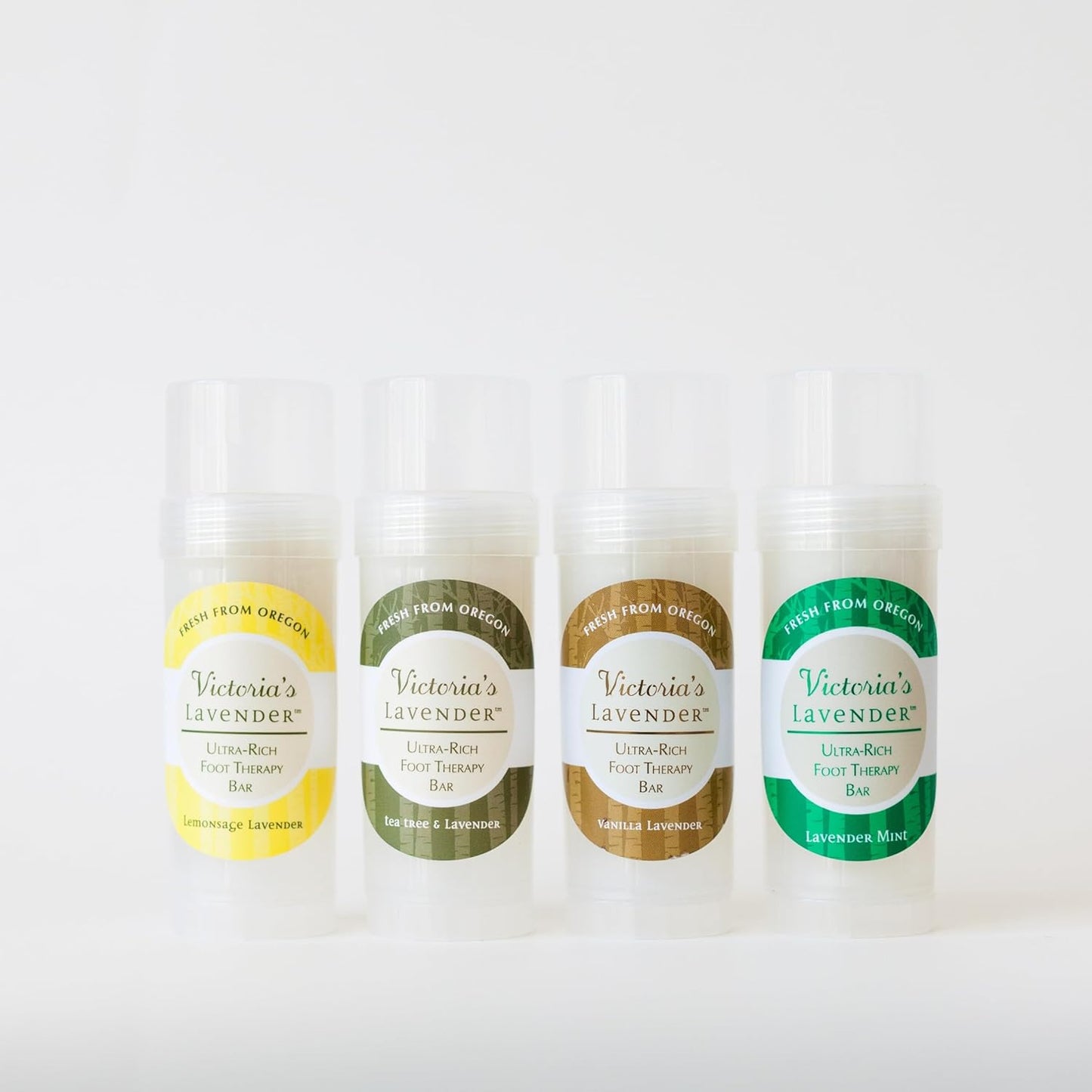 Victoria's Lavender Ultra Rich Foot Balm for Dry Cracked Feet – Heel Repair & Softener with Tea Tree Oil & Lavender – Dry Heels Treatment for Women & Men – Made in USA Foot Balm Stick - 2 Pack (2.5Oz)