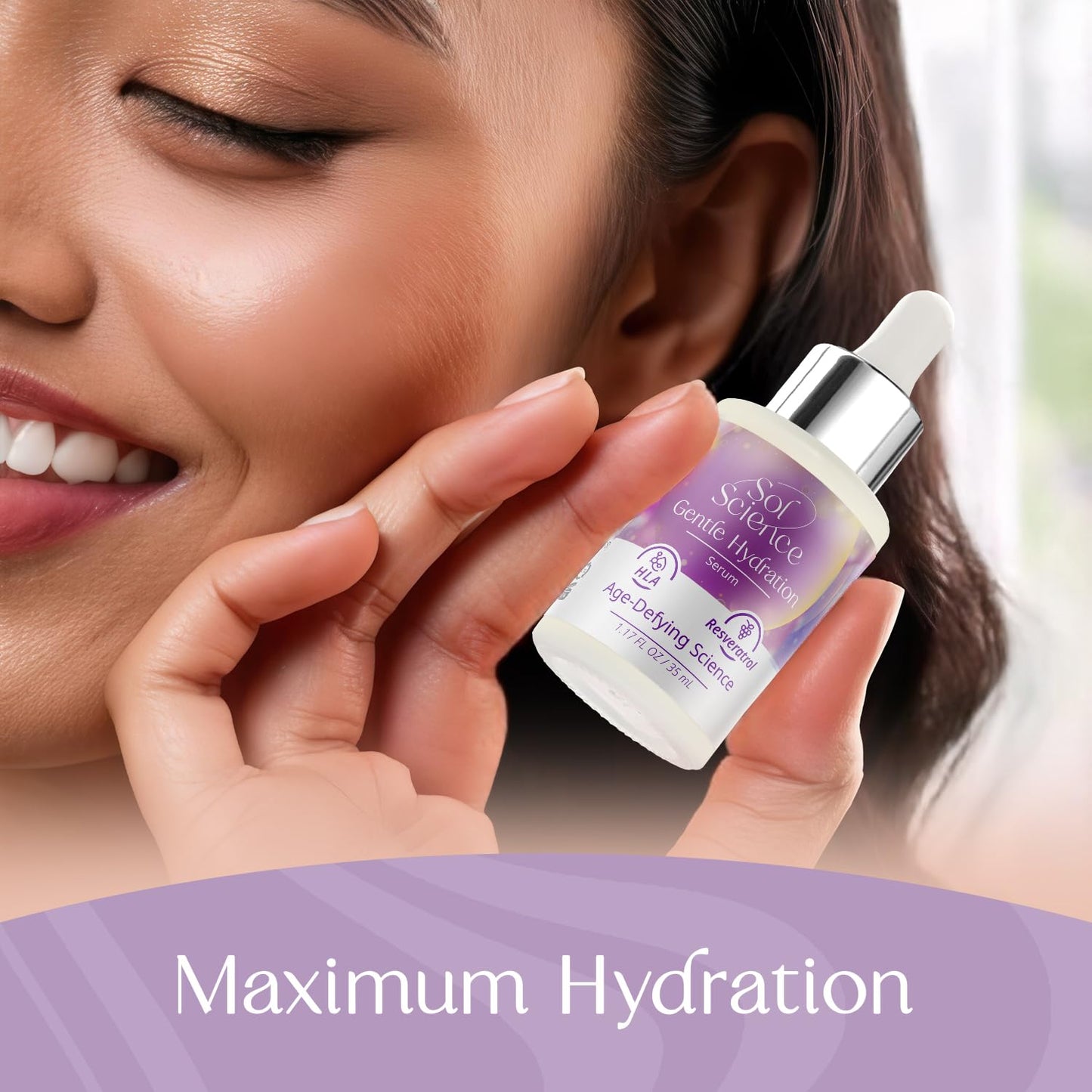 Gentle Hydration Serum - Lightweight & Moisturizing for Sensitive Skin with Hyaluronic Acid, Niacinamide & Aloe Vera - Face Serum for a Soft, Calm Glow