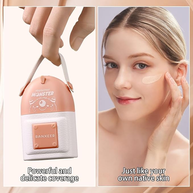 Concealer Moisturizing Gradient Foundation, Lightness Oil Control Long Lasting Waterproof Full Coverage Color Correcting Foundation