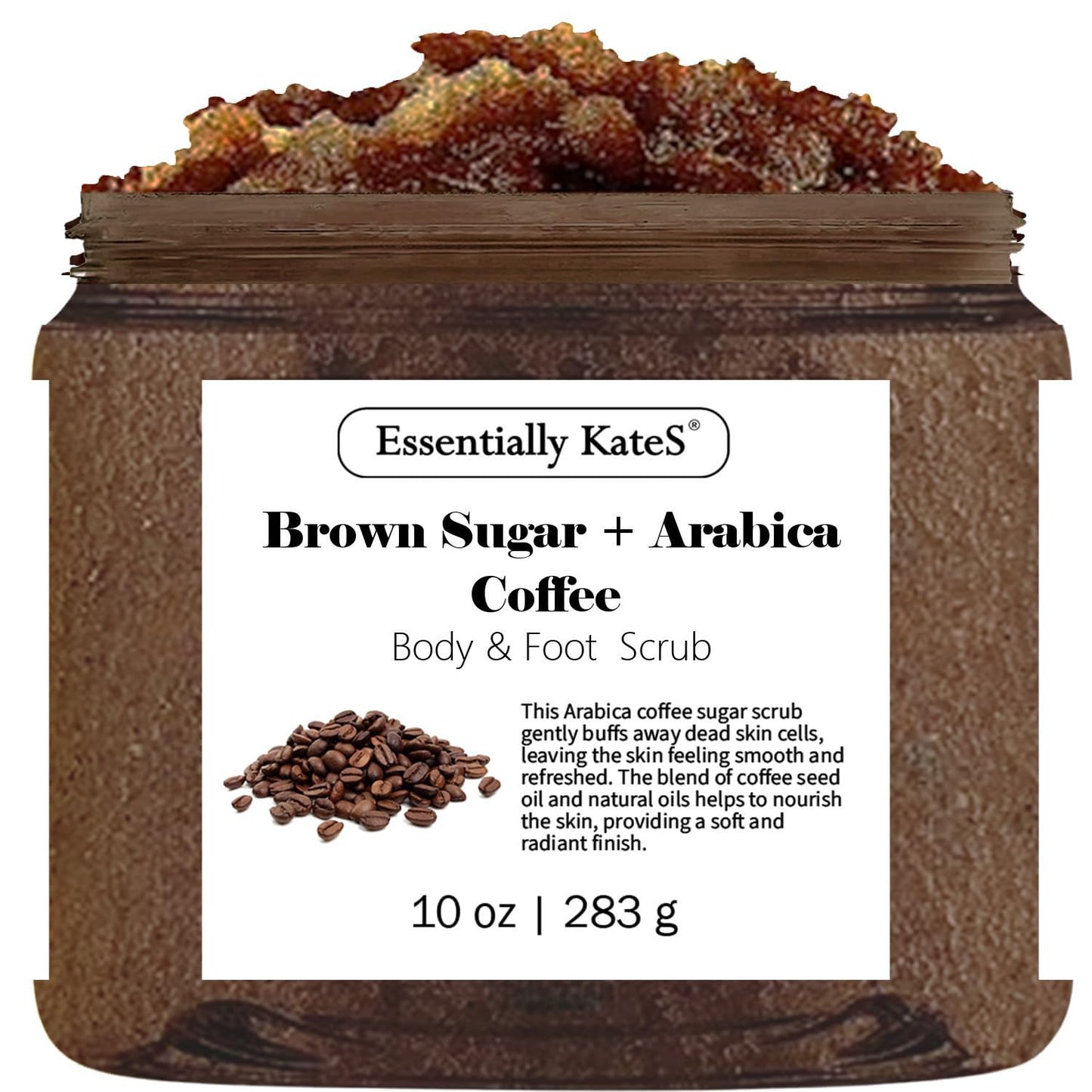Brown Sugar + Arabica Coffee Body & Foot Scrub 10 oz