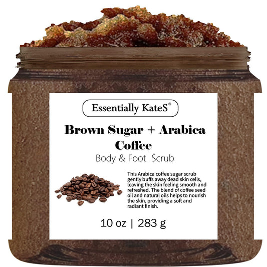 Brown Sugar + Arabica Coffee Body & Foot Scrub 10 oz