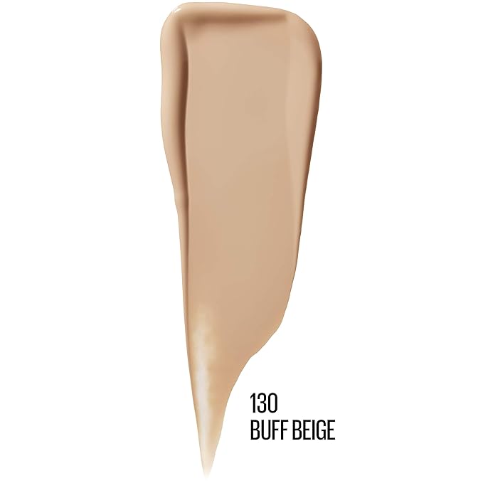 Maybelline Dream Urban Cover Flawless Coverage Foundation Makeup, SPF 50, Buff Beige