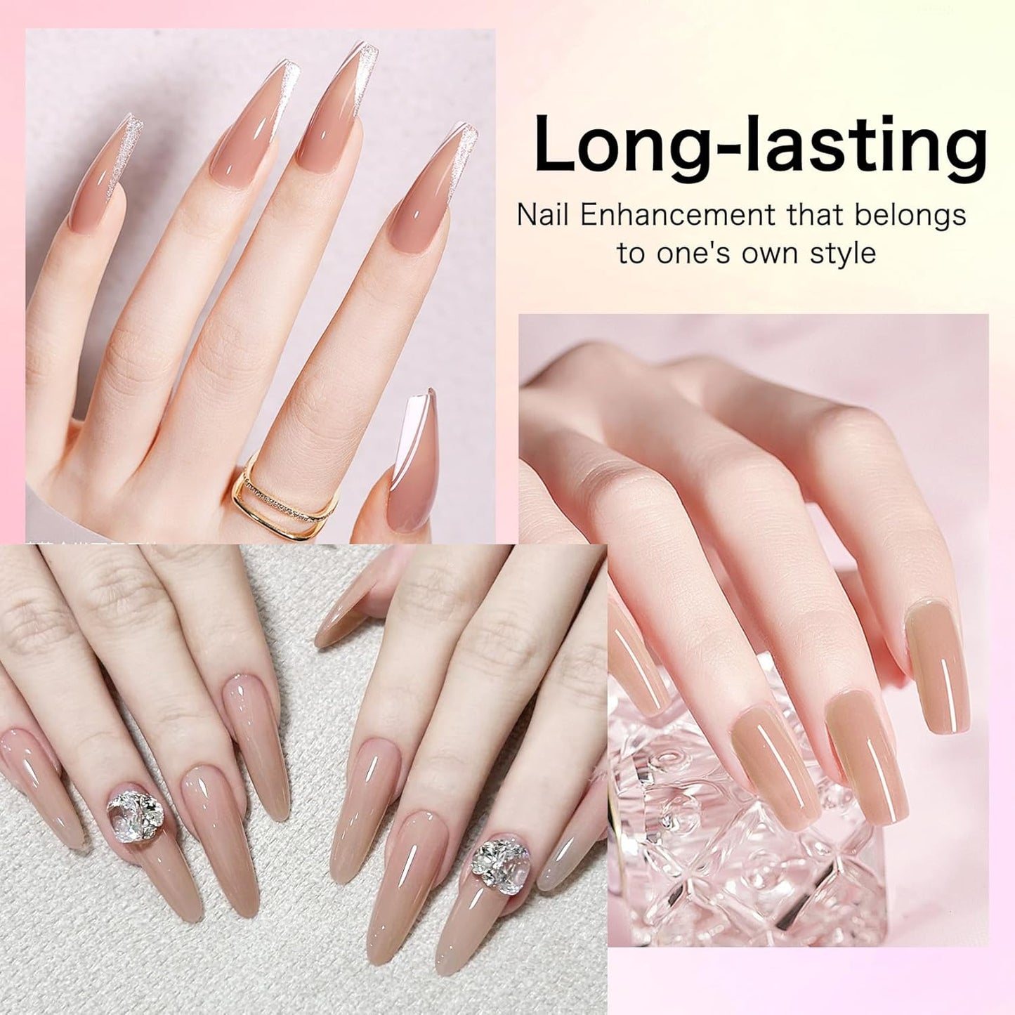 Acrylic Powder for Nail 56g: 2oz Papaya Punch Acrylic Powder Large Capacity Professional for 3D Art Carving French Extension - DIY Nail Carving Long-Lasting No Needed Lamp