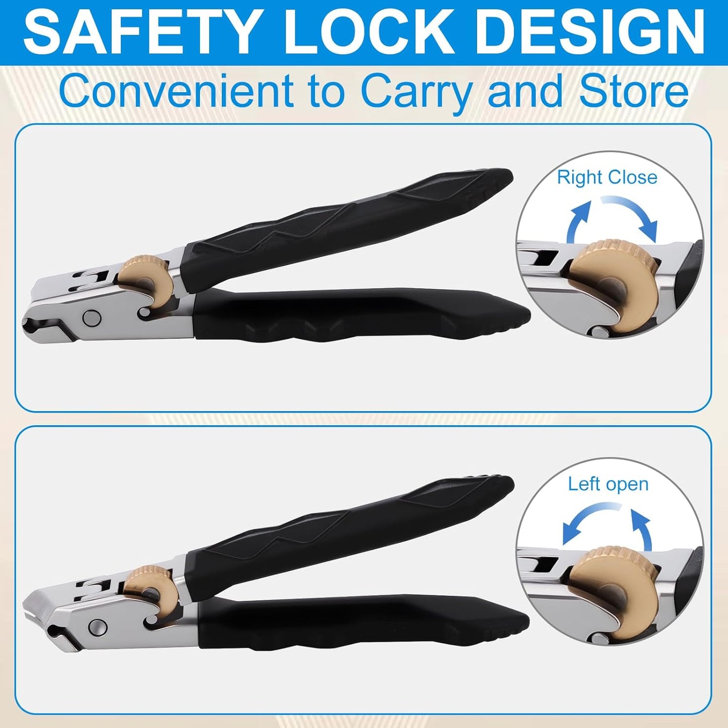 Fanyil Orthoclip, Toenail Clippers for Thick Toenails for Seniors, Wide Jaw & Angled Tip Clippers for Thick & Ingrown Toenails, Ultra Sharp Slanted Nail Clippers with Long Handle for Men Women