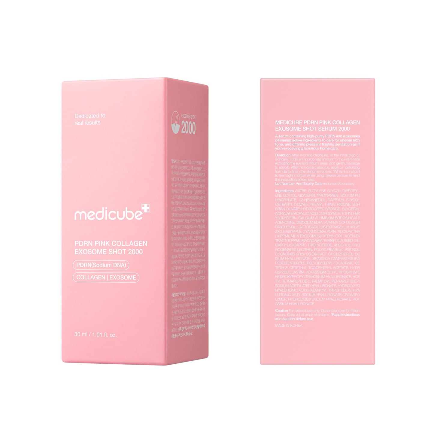 medicube Zero Exosome Shot 7,500 PPM Spicule Facial Serum | Liquid Skin Booster Serum | Exosome, AHA+BHA+PHA | Pore Care, Dead Skin Cells, Skin Texture | Korean Skin Care 1.01 fl.oz